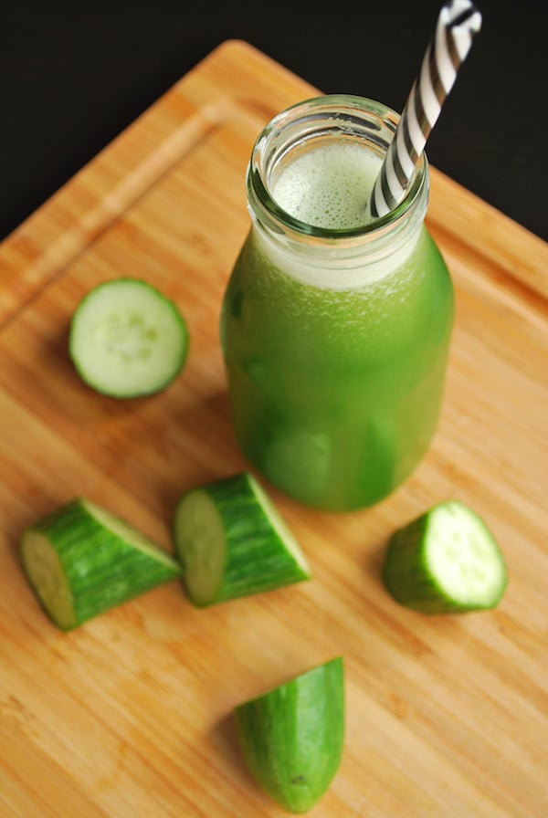 Cucumber Ginger Juice || fooduzzi.com recipes