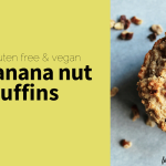 Gluten Free and Vegan Banana Nut Muffins || fooduzzi.com recipes